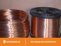 Проволока медная М0б 0,6 мм ДКРНМ (на катушках)