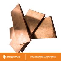 Полоса бронзовая 1х250 мм БрОЦ4-3 ГОСТ 1761-92