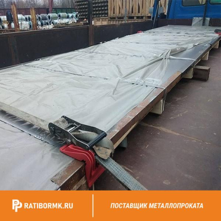 Лист оцинкованный в рулоне 0.55х1250 мм ГОСТ 14918-80
