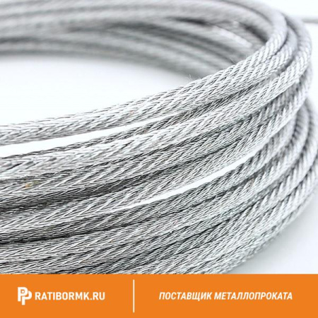 Трос нержавеющий 2 мм A2 7х7 DIN 3055