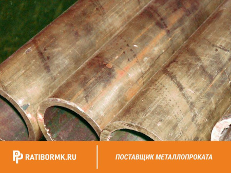 Труба бронзовая 40х15 мм БРОЦСН3-7-5-1 ГОСТ 24301-93