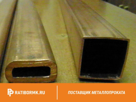 Труба медная профильная 4х8х1 М3р ГОСТ 16774-2015